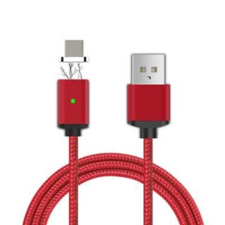 Cwxuan USB Type-C Detachable Magnetic Adhesion Braided Data Sync Charging Cable (100cm)