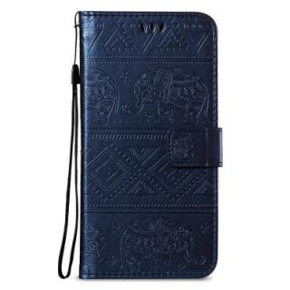 Leather Wallet Stand Flip Case for Xiaomi Redmi Note 5 Pro Elephant Pattern