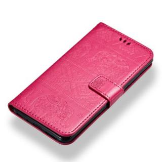 Leather Wallet Stand Flip Case for Xiaomi Redmi Note 5 Pro Elephant Pattern