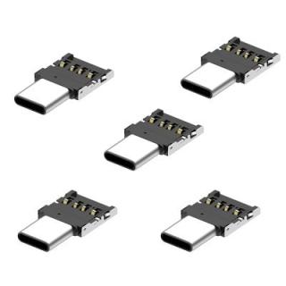 5PCS  Type-C to USB 2.0 OTG Adapters