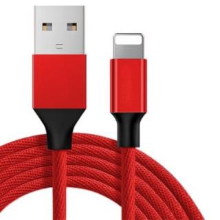 8 Pin Nylon Fast Charging Data Cable 1m