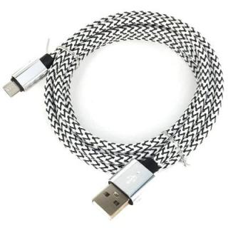 2Meter Nylon Micro USB Cable Fast Charge Wire