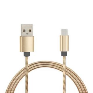 Mini Smile Quick Charge Stainless Steel Spring Type-C Usb 3.1 To Usb Charging Cable with High-Speed Data Transmission