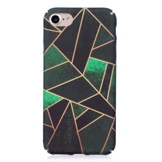 Luminous Slim PC Case for iPhone 7 / 8 Geometry Pattern