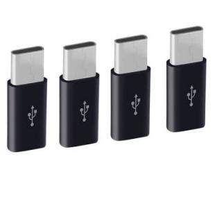 4pcs Micro USB to Type-C Adapter