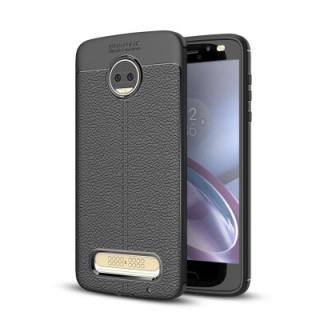 Case for Motorola Moto Z2 Force Litchi Grain Anti Drop TPU Soft Cover