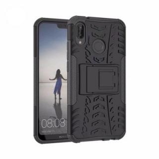 For Huawei P20 Lite Case Kickstand Swivel Full Body Rugged Bumper Armor Cover