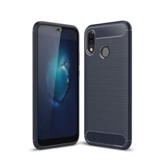 Case for Huawei P20 Lite Shockproof Back Cover Solid Color Soft Carbon Fiber