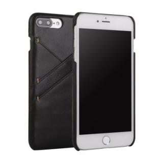 for iPhone 7 Plus/ 8 Plus Genuine Leather Cowhide Back Cover Case with Card Slot