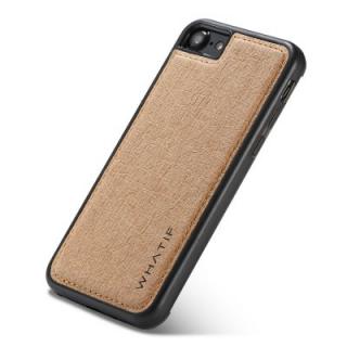 WHATIF for iPhone 7/ 8 Personality DIY Kraft Paper Phone Back Cover TPU PC Case