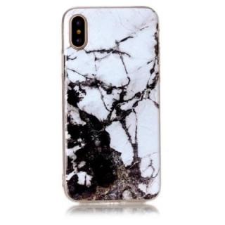 Perfect Fitted Beautiful White Marble Patteren Soft TPU Case for iphone X