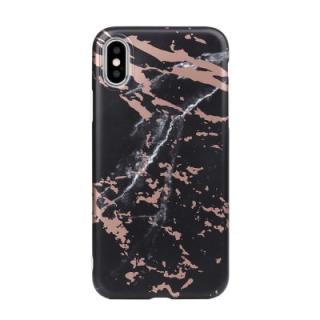 Fashion Bronzing  Tpu Scrub Marble Stone Pattern Phone Cover Case for iPhone X