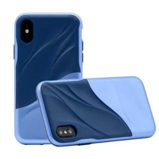 Cover Case for iPhone X Wave Dual Layer Heavy Duty PC TPU Resistent