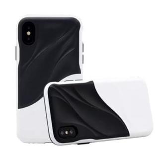 Cover Case for iPhone X Wave Dual Layer Heavy Duty PC TPU Resistent