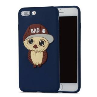 Case for iPhone 7 / 8 Plus Brown Hat Owl Soft Shell