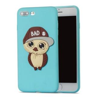 Case for iPhone 7 / 8 Plus Brown Hat Owl Soft Shell