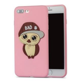 Case for iPhone 7 / 8 Plus Brown Hat Owl Soft Shell