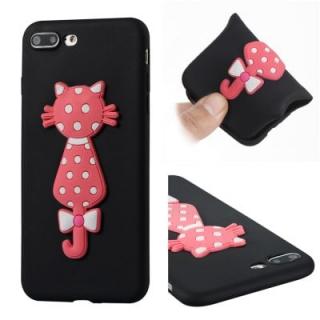 Case for Iphone7Plus Soft Shell 3D Flower Cat Phone Protection Shell