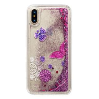 Protective Phone Case For iPhoneX All Cover Drop Resistant Glitter Powder Liquid Phone Case