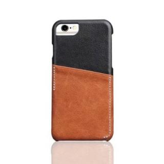 For iPhone 6 / 6s Back Cover Mixed Colors Geuine Leather Case