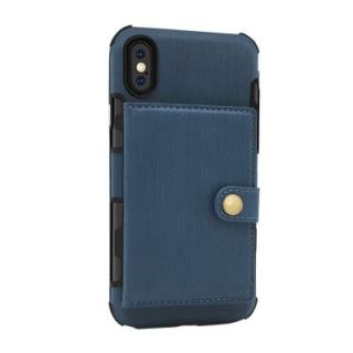 Cover Case for iPhone X Retro PU Card Holders Phone Shells