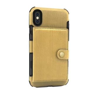 Cover Case for iPhone X Retro PU Card Holders Phone Shells