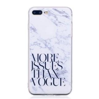 Characters Fashion Marble Soft TPU Phone Case for iPhone 8 Plus