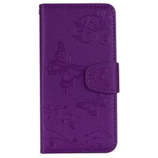 Cover Case for iPhone 8/7 Mirror Shell Butterfly and Flower Pattern