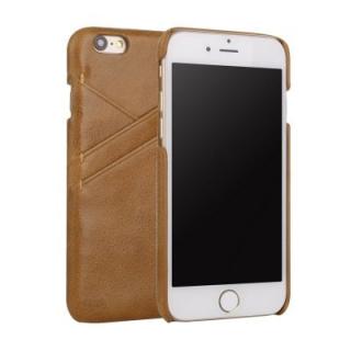 For iPhone 6 / 6s Genuine Leather Frosted Cowhide Back Cover Case with Card Slot