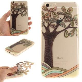 Cover Case for iPhone 6 Plus Hand Draw A Tree Soft Clear IMD TPU Phone Casing Mobile Smartphone