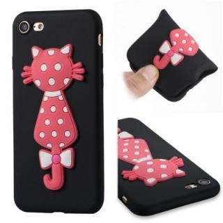 Case For Iphone7 Soft Shell 3D Flower Cat Phone Protection Shell