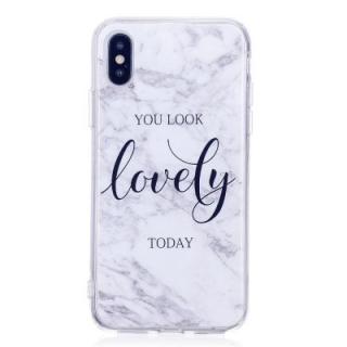 Ultra Thin Lovely Characters Fashion Marble TPU Case for iPhone X