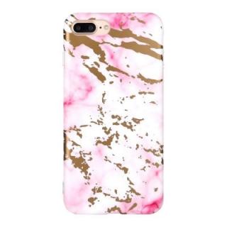 Marble Stone Pattern  Bronzing Soft TPU Creative Case for iPhone 7 Plus / 8 Plus