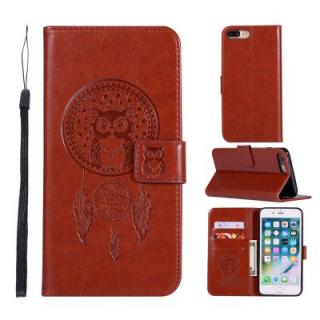 Owl Campanula Fashion Wallet Cover For iPhone 7 Plus Phone Bag With Stand PU Extravagant Retro Flip Leather Case