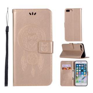 Owl Campanula Fashion Wallet Cover For iPhone 7 Plus Phone Bag With Stand PU Extravagant Retro Flip Leather Case