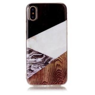 Perfect Fitted Beautiful Marble Grain TPU Case for iphone X