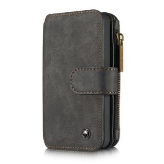 CaseMe for iPhone 5/5S/SE Premium PU Leather 2 in 1 Wallet Case with Kickstand 14 Card Holder and ID Slot