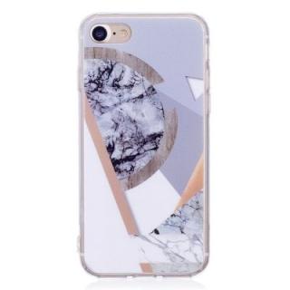 Ultra Thin Mosaic Fashion Marble Soft TPU Phone Case for iPhone 8