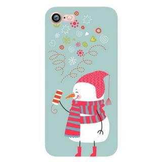 Merry Christmas Snowman Santa Claus Case for Iphone 7 Soft Silicone TPU Cover