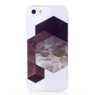 Diamond Lattice Mosaic Fashion Marble Soft TPU Phone Case for iPhone 5/5S/SE