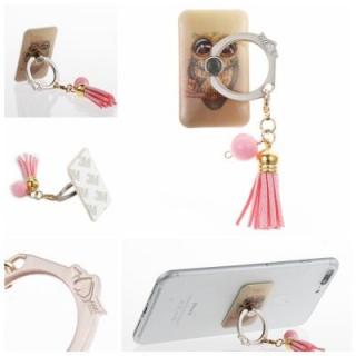 Phone Ring Stand Holder, MAXFE.CO 360 Degree Rotating Grip Zinc Alloy Kickstand Phone Finger Holder