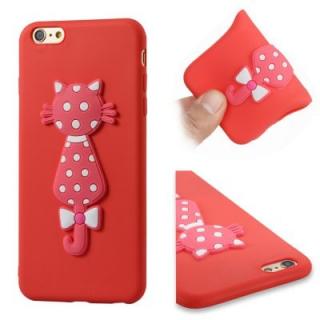 For Iphone6Plus Soft Shell 3D Flower Cat Phone Protection Shell