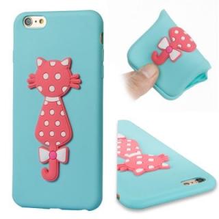 For Iphone6Plus Soft Shell 3D Flower Cat Phone Protection Shell