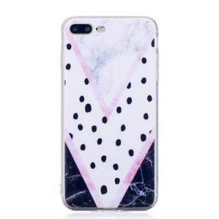 Ultra Thin Wave Marble Stone Patterned Soft TPU Case for iPhone 8 Plus