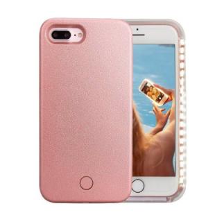 Light Up Luminous Selfie Flashlight Phone Cover Case for iPhone 7 / 8 Plus