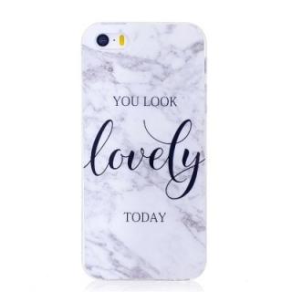 Ultra Thin Lovely Characters Fashion Marble Soft TPU Case for iPhone 5/5S/SE