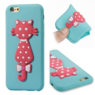 For Iphone6S Soft Shell 3D Flower Cat Phone Protection Shell