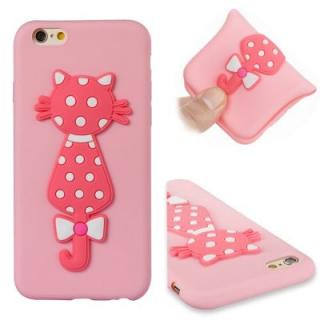 For Iphone6S Soft Shell 3D Flower Cat Phone Protection Shell