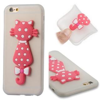 For Iphone6S Soft Shell 3D Flower Cat Phone Protection Shell