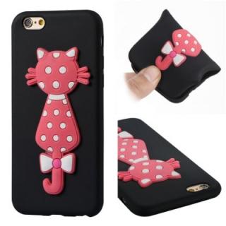 For Iphone6S Soft Shell 3D Flower Cat Phone Protection Shell